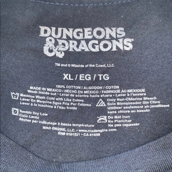 Dungeons & Dragons and Harry Potter Tee - Picture 5 of 6